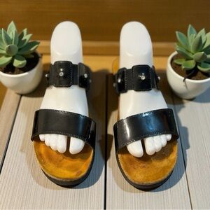 Naot Ashley Black Slide Sandals With Rhinestones Size 37 (6)